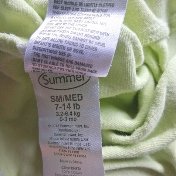 Swaddle Me Sleep Swaddles Sacks Large Med Mix Lot Of 5 Summer Kiddopotamus - Picture 4 of 6